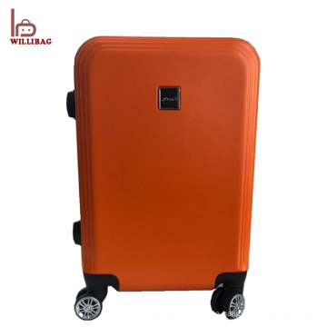 Funny suitcase custom logo trolley travel bags luggage trolley
